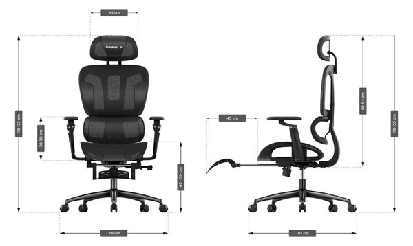 Gamer szék, Combat ergonomikus fekete