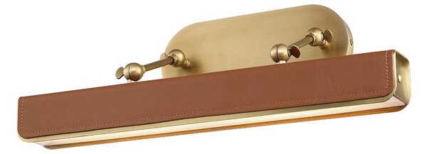 Quintiesse vintage falikép világítás valise picture barna sárgaréz elsqnvaliseplmvbscl