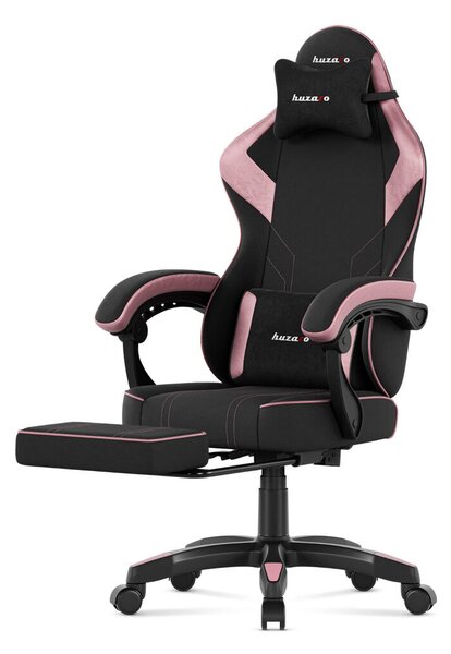 Gamer szék space 3.7 lábtartóval rózsaszín