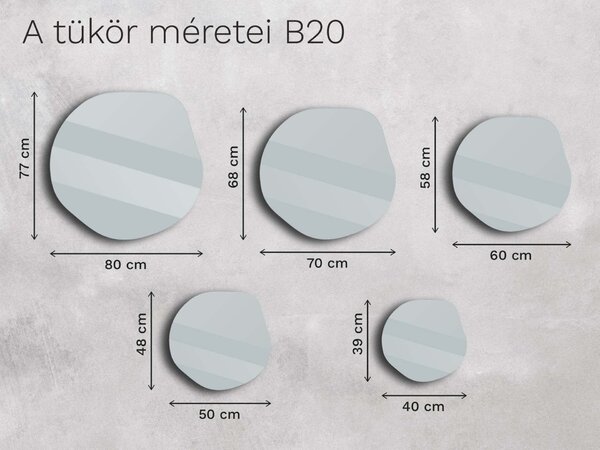 Bronz tükör Base B30