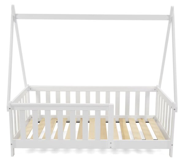 U-Grow játszóház ágy UMPC-6256W, fehér fa, 147,5x75cm, Montessori stílusú