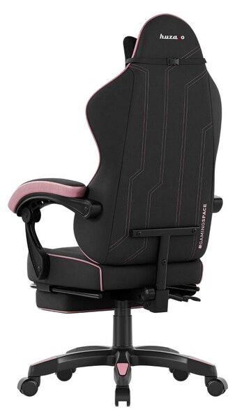 Gamer szék space 3.7 lábtartóval rózsaszín