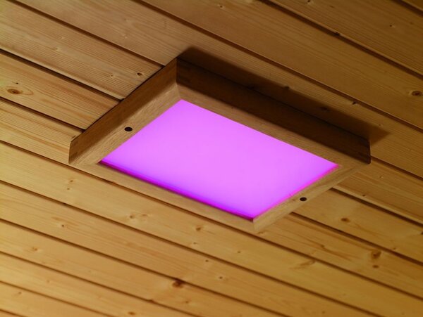 Karibu LED szauna lámpa, színes fény