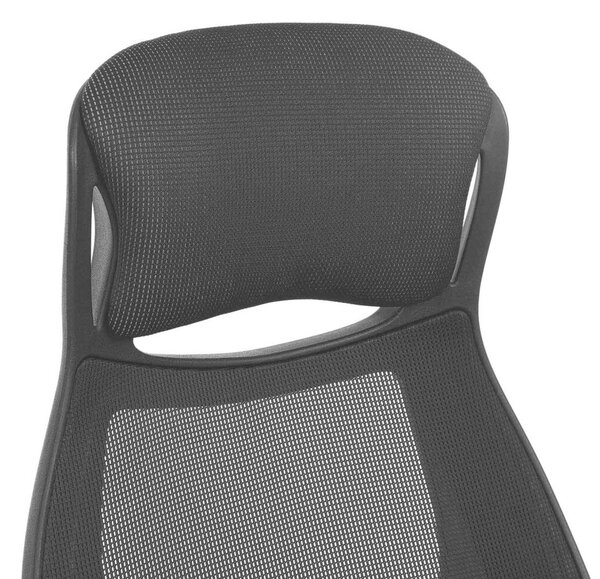 SONGMICS ergonomikus irodai szék fekete hálós háttámlával