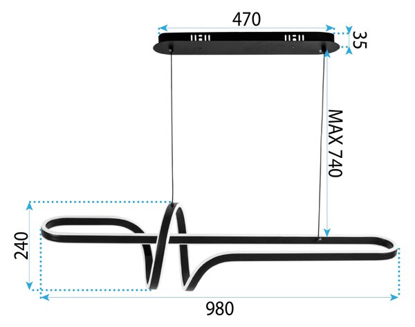 LED lámpa G039-CP Gold
