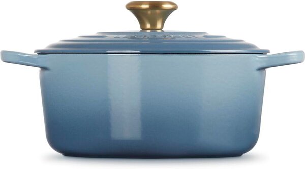 Le Creuset Signature Öntöttvas lábas Ø 24cm 4,2L - Kék