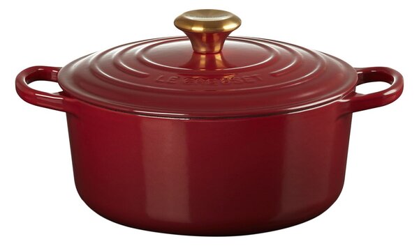 Le Creuset Signature Öntöttvas lábas Ø 22cm 3,3L - Piros