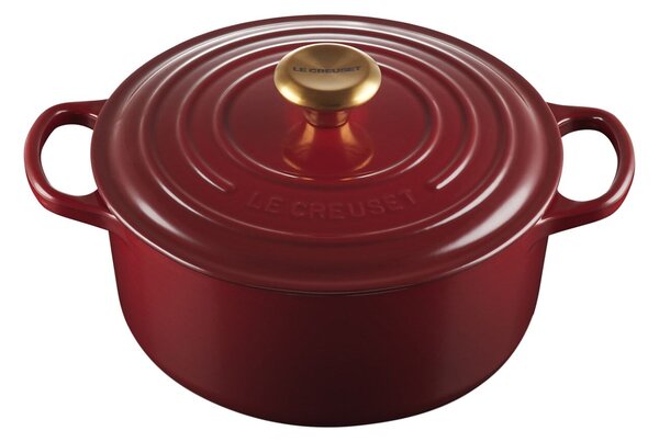 Le Creuset Signature Öntöttvas lábas Ø 22cm 3,3L - Piros