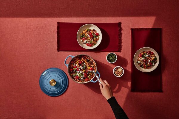 Le Creuset Signature Öntöttvas lábas Ø 24cm 4,2L - Kék