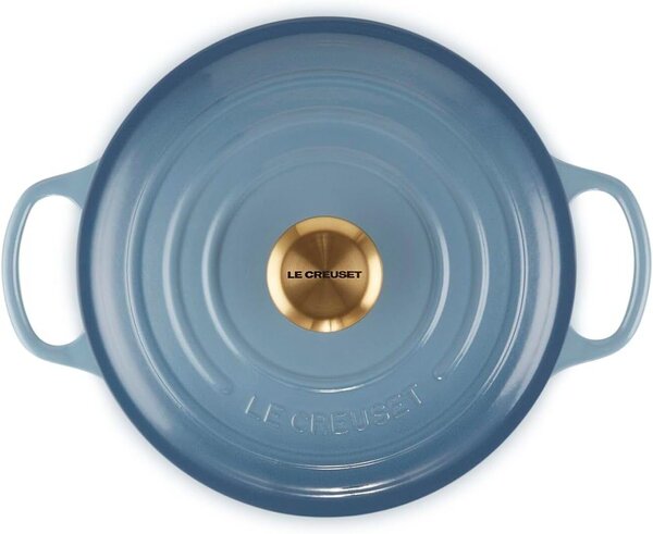 Le Creuset Signature Öntöttvas lábas Ø 24cm 4,2L - Kék