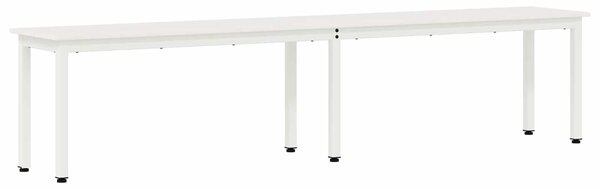 VidaXL pad Fehér 200 x 35 x 45 cm Tömör fenyőfa