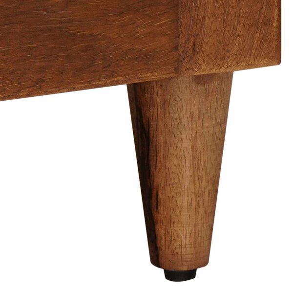 VidaXL Éjjeliszekrény 2 pcs Barna 40 x 33 x 46 cm Tömör Mangófát