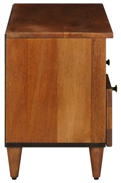 VidaXL TV szekrény fiókkal Dió 100 x 33 x 46 cm Tömör Mangófát