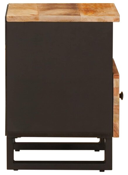 VidaXL Ágytároló szekrény 2 pcs Barna 40 x 33 x 46 cm Tömör Mangófát