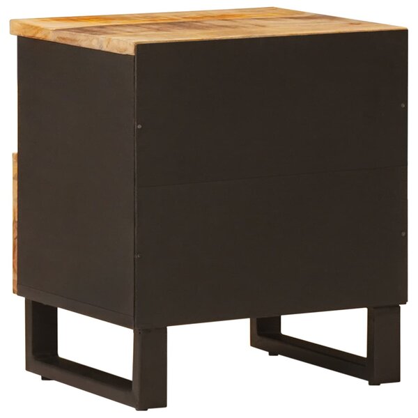 VidaXL Ágytároló szekrény 2 pcs Barna 40 x 33 x 46 cm Tömör Mangófát
