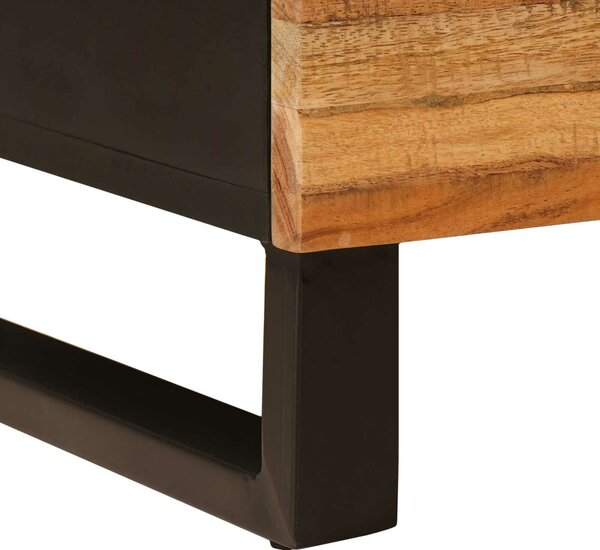 VidaXL Ágytároló szekrény 2 pcs Barna 40 x 33 x 46 cm Tömör Mangófát
