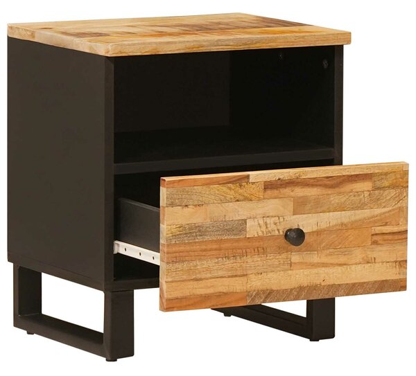 VidaXL Ágytároló szekrény 2 pcs Barna 40 x 33 x 46 cm Tömör Mangófát