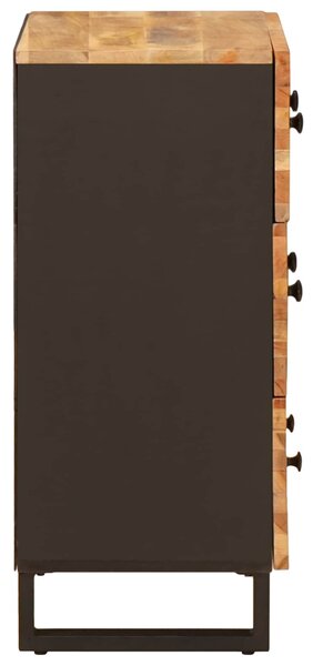 VidaXL Széf 2 db 60 x 33 x 75 cm Tömör Mangófát Barna