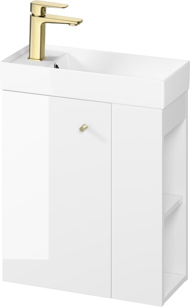 Cersanit Larga szekrény 49.2x21.5x55.1 cm Függesztett, mosdó alatti fehér S932-110-DSM