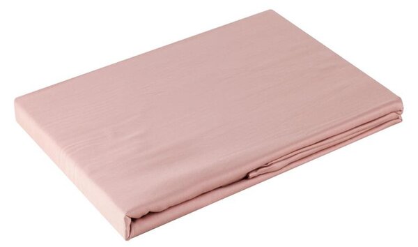 Nova1 pamut-szatén lepedő Pasztell rózsaszín 220x210 cm
