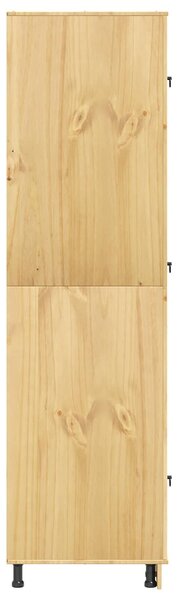VidaXL Cabinet SKI Mézes Barna 66 x 58 x 207 cm Tömör fenyőfa