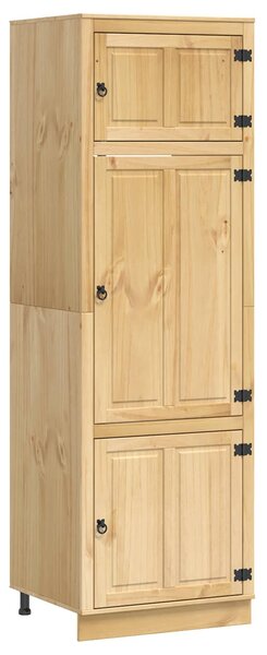 VidaXL Cabinet SKI Mézes Barna 66 x 58 x 207 cm Tömör fenyőfa