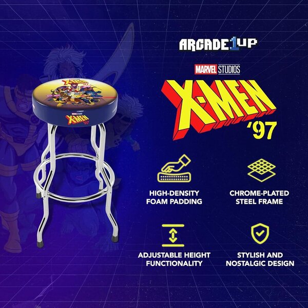 Állítható bárzsámoly, ARCADE1UP, X-Men™ zsámoly, több színben