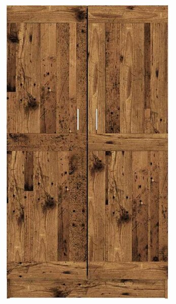 VidaXL régi fa könyvesszekrény 82,5 x 30,5 x 150 cm rétegelt fából