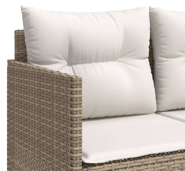 VidaXL Polyrattan Kerti Ülőgarnitúra - 5 részes - Bézs