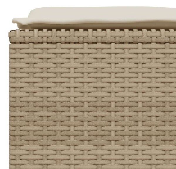 VidaXL Polyrattan Kerti Ülőgarnitúra - 5 részes - Bézs