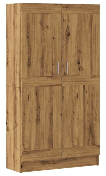 VidaXL kézzel készített tölgyfa könyvesszekrény 82,5 x 30,5 x 150 cm