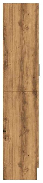 VidaXL kézzel készített tölgyfa könyvesszekrény 82,5 x 30,5 x 150 cm