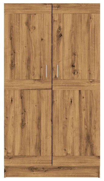 VidaXL kézzel készített tölgyfa könyvesszekrény 82,5 x 30,5 x 150 cm