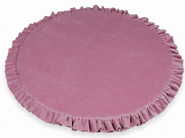 Fodros játszószőnyeg Fancy Velvet 100 cm Szín: rózsaszín