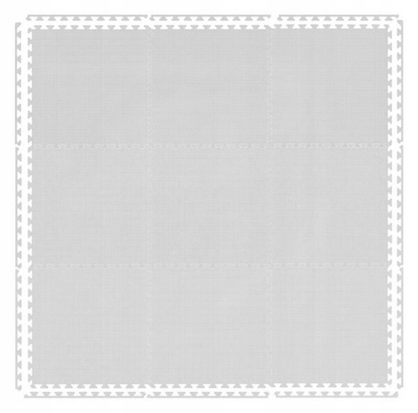 Habszivacs szőnyeg játékhoz Puzzle XXL 180x180 cm Grey mood