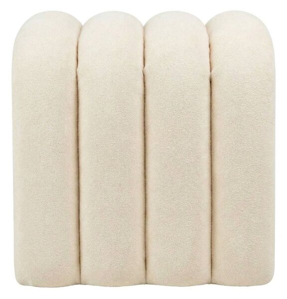 CHENILLE puff 40cm , krém