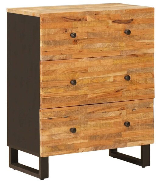 VidaXL Széf 2 db 60 x 33 x 75 cm Tömör Mangófát Barna