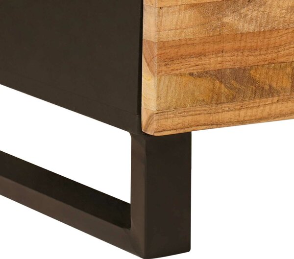 VidaXL Széf 2 db 60 x 33 x 75 cm Tömör Mangófát Barna