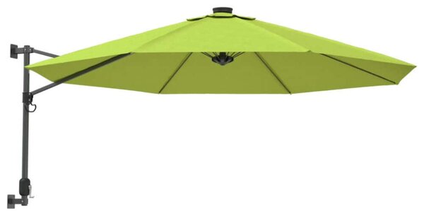 VidaXL Napernyő - Falra Szerelhető - LED - 290cm