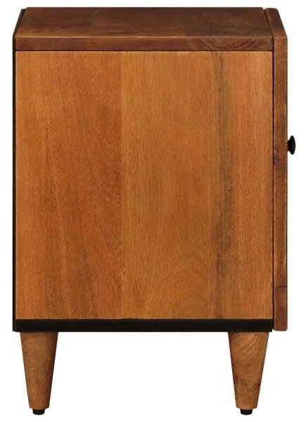 VidaXL Éjjeliszekrény 2 pcs Barna 40 x 33 x 46 cm Tömör Mangófát