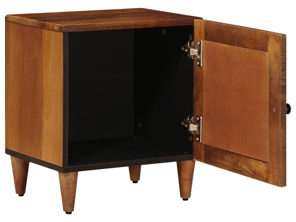 VidaXL Éjjeliszekrény 2 pcs Barna 40 x 33 x 46 cm Tömör Mangófát