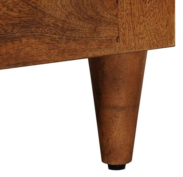 VidaXL Éjjeliszekrény 2 pcs Barna 40 x 33 x 46 cm Tömör Mangófát