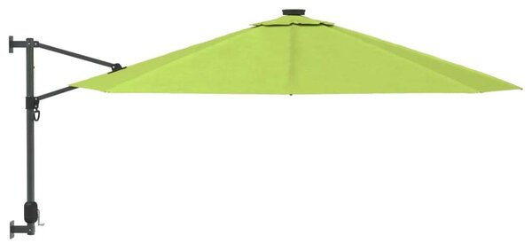 VidaXL Napernyő - Falra Szerelhető - LED - 290cm