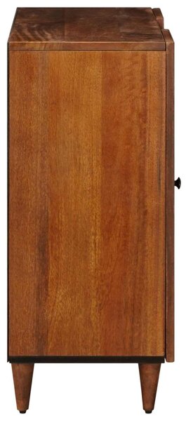 VidaXL Széf polcokkal tárolóval Dió 90 x 33,5 x 75 cm Tömör Mangófát