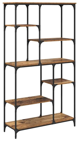 VidaXL Könyvespolc Öreg fa 99 x 35,5 x 176 cm Faanyag