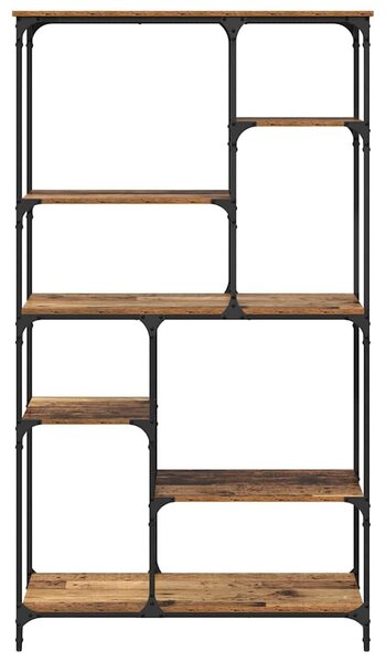 VidaXL Könyvespolc Öreg fa 99 x 35,5 x 176 cm Faanyag