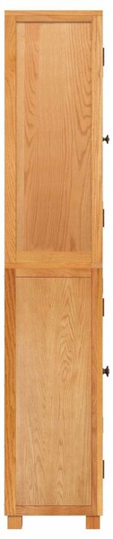 VidaXL Tároló bútor készlet ajtóval 2 db Természetes 80 x 35 x 185 cm