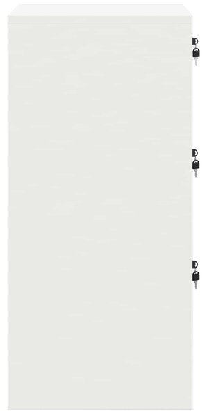 VidaXL Irattároló Szekrény fiókkal polcokkal Fehér 44 x 50 x 106.5 cm