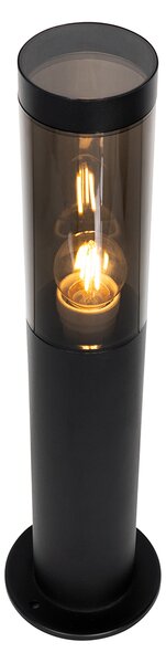Modern kültéri oszlop lámpa fekete 45 cm IP44 - Rox