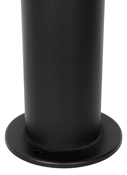 Modern kültéri oszlop lámpa fekete 45 cm IP44 - Rox